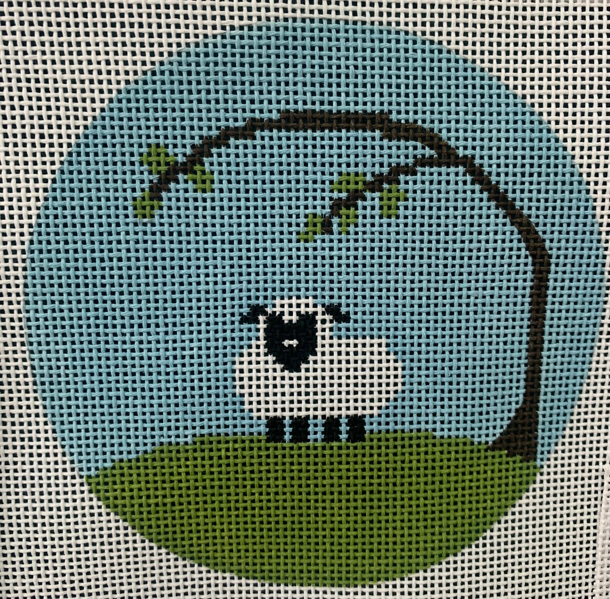 Round Sheep Family Arts Needlework Shop