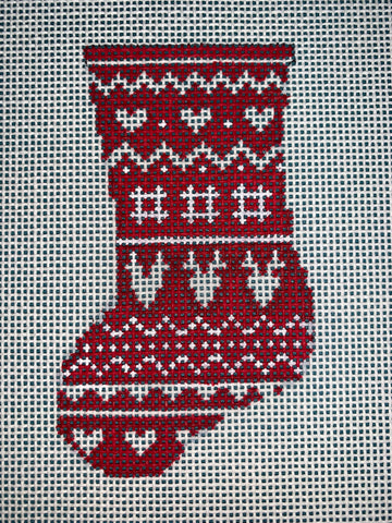Mini Stocking: Red Sweater