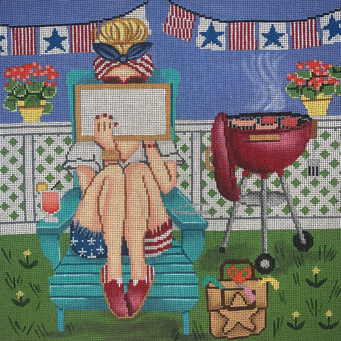 *New* Stitching Girl 4th of July