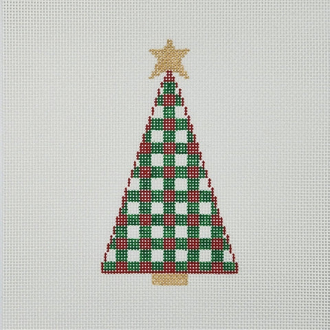 Gingham Tree - Red and Green