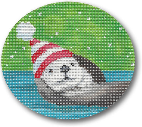 Ornament Oval - Sea Otter