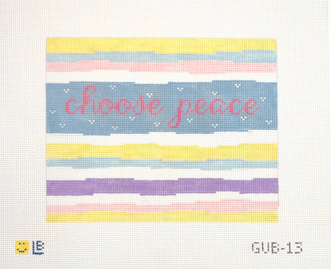 Choose Peace-with Stitch Guide by Julie Elder