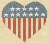 Heart: Flag ON SANDSTONE