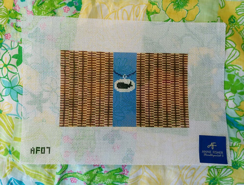 Nantucket Clutch with Whale