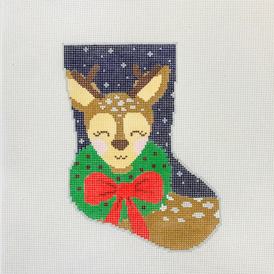 Stocking Mid-sized: Dasher the Fun Reindeer , 13 Mesh