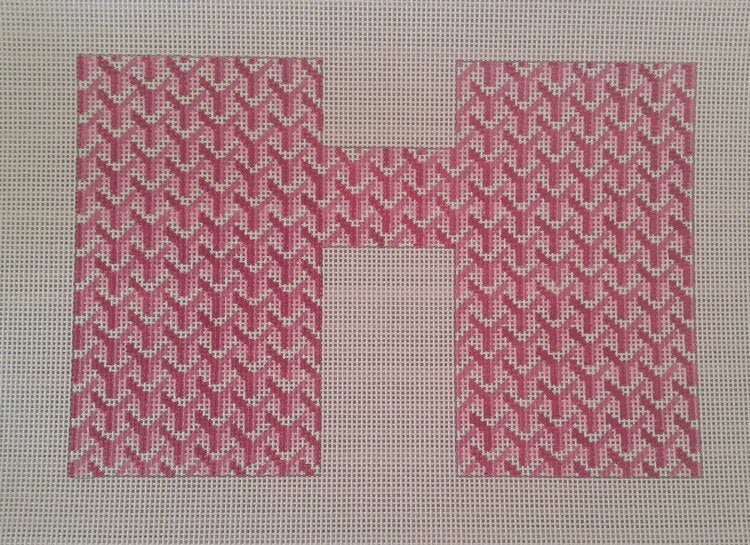 Y Pattern Clutch Front Pink