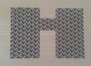 Y Pattern Clutch Front Blue