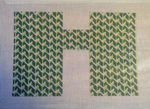 Y Pattern Clutch Front Green