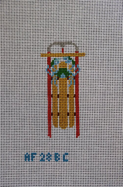 Sled with Blue Crab
