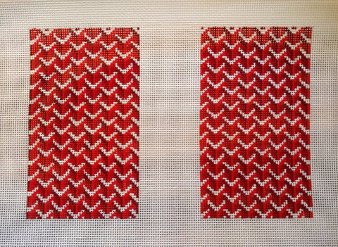 Y Pattern Clutch Back Red