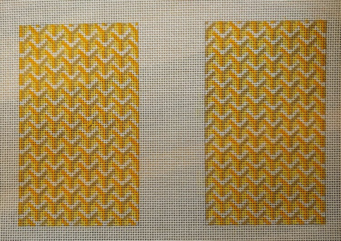 Y Pattern Clutch Back Yellow