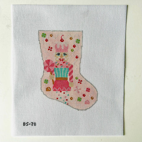Stocking Bauble Canvas: Sugar Sweet Pink Nutcracker