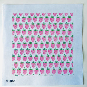 Pillow: Strawberry Pillow Canvas