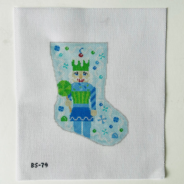 Stocking Bauble Canvas: Sugar Sweet Blue