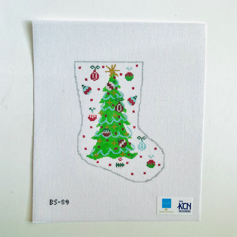 Stocking Bauble Canvas: Rockin' Around the Christmas