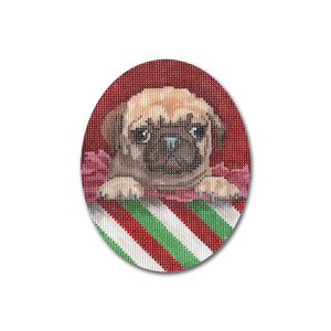 Will Bullas Ornament - Christmas Pug