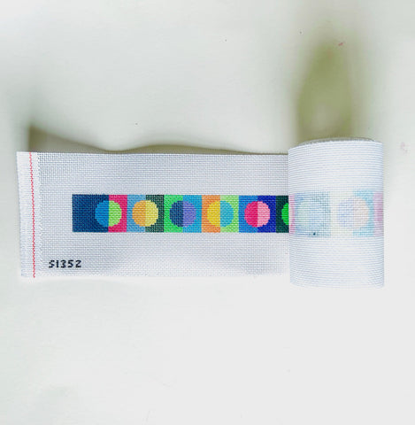 Purse Strap/Belt - Multicolored Circles