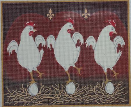 DANCING CHICKENS 13ct