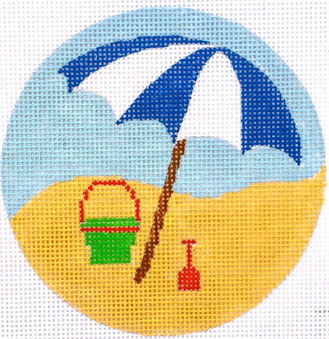 Umbrella: Blue with stitchguide