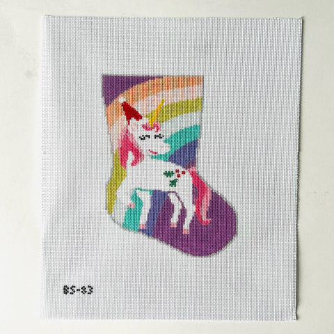 Stocking Bauble Canvas: Unicorn Magic