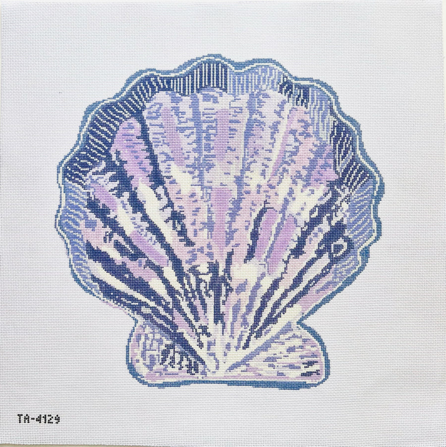 Scallop Canvas Purple