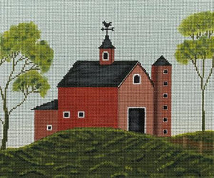 RED BARN W/SILO   13ct