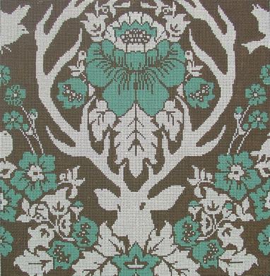 ANTLER DAMASK-BURLAP  13ct