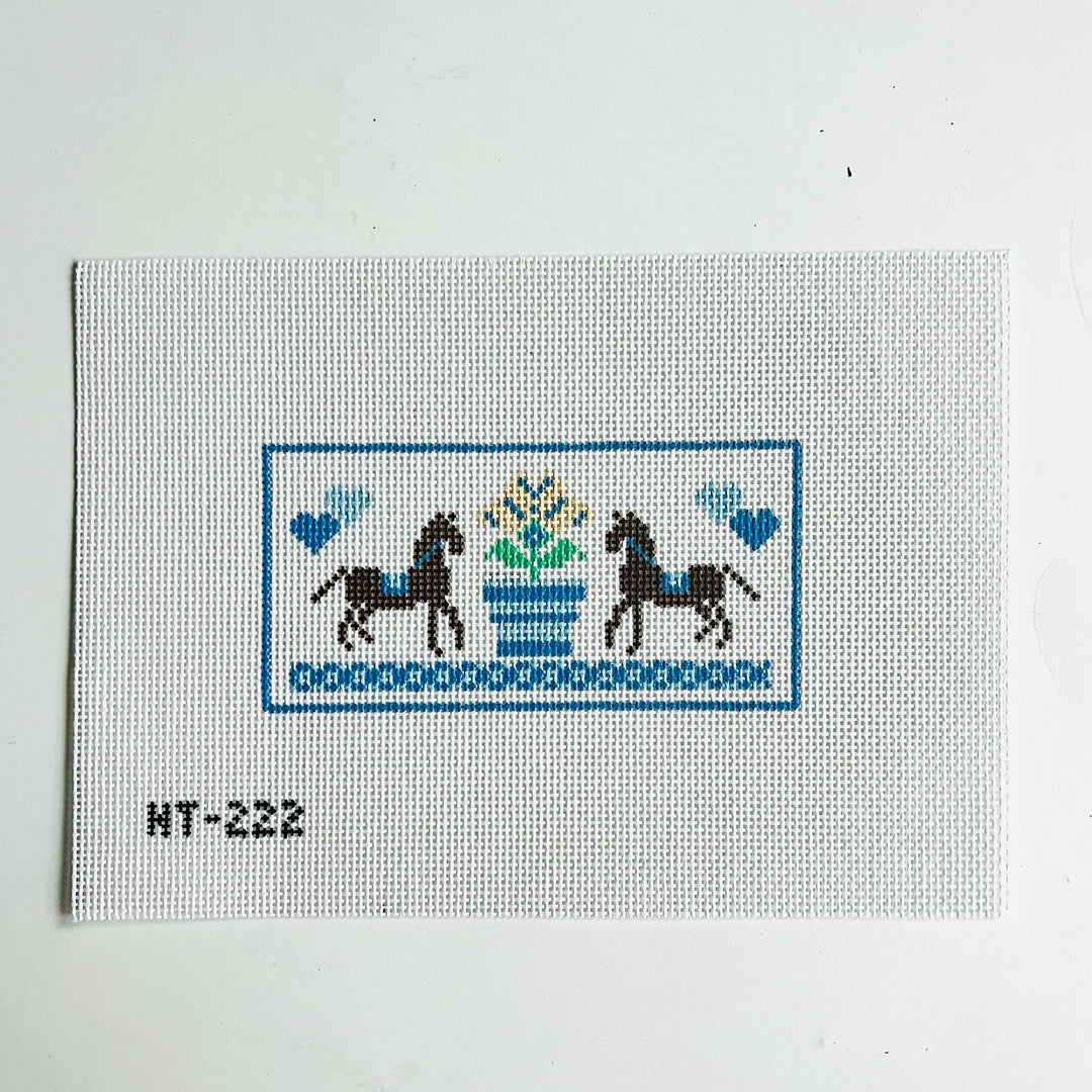 Rectangle - Blue Horse