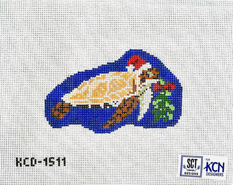 Round - Holiday Sea Turtle