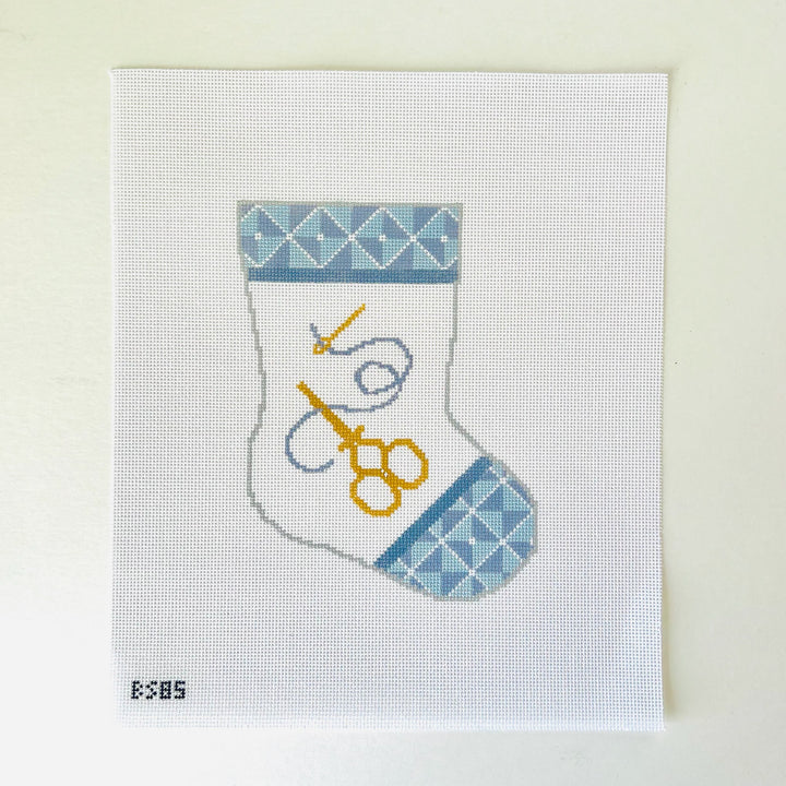 Stocking Bauble Canvas: Needlepoint