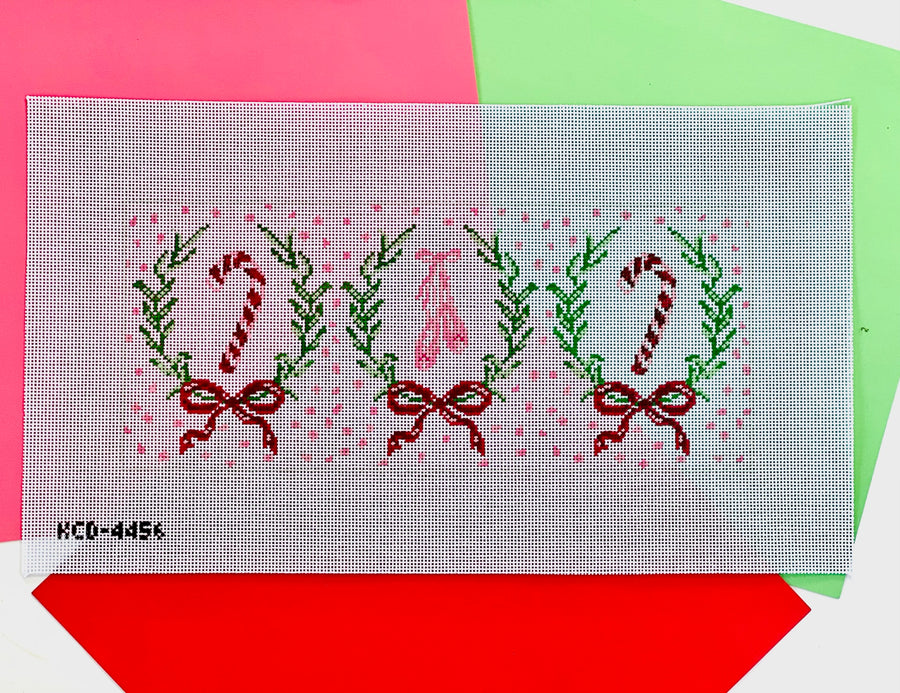 Bolster Pillow: Candy Canes and Ballet Slippers