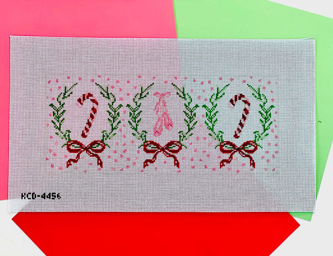 Bolster Pillow: Candy Canes and Ballet Slippers