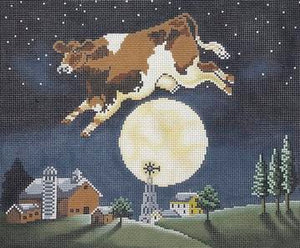THE COW JUMPED OVER THE MOON  13ct