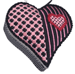 Cookie Cutter - Pink and Black Heart