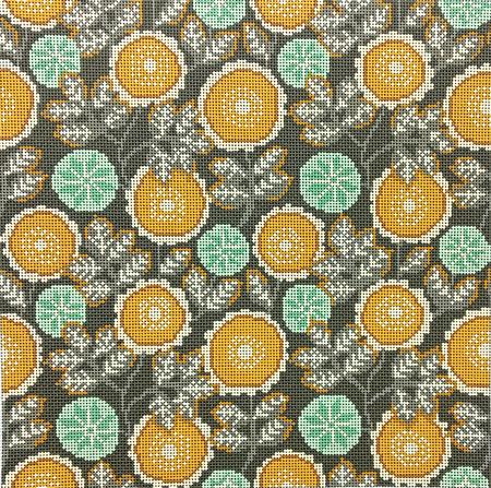 ARTISAN FLORAL-VINTAGE YELLOW  13ct