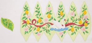 Christmas Ornament – 12 Days Stuffed Pear – Swans-a-Swimming (Day 7)