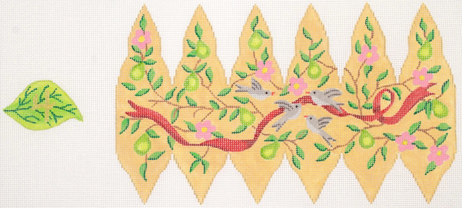 Christmas Ornament – 12 Days Stuffed Pear – Calling Birds (Day 4)