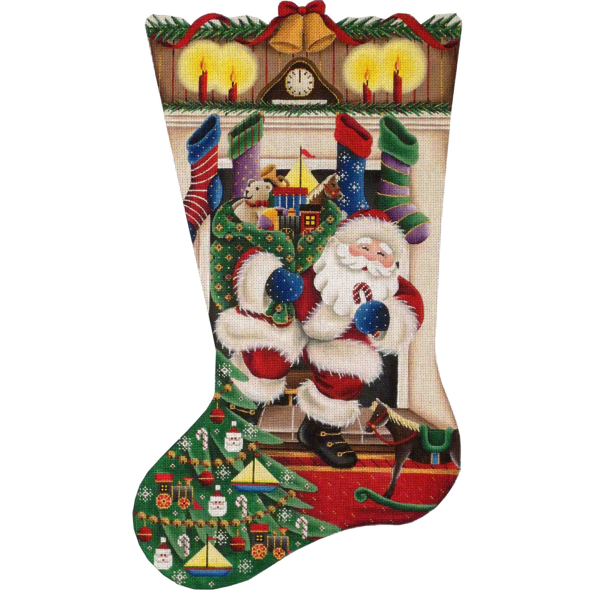 Stocking: Out of the Fireplace