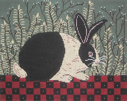CHECKERBOARD BUNNY  13ct