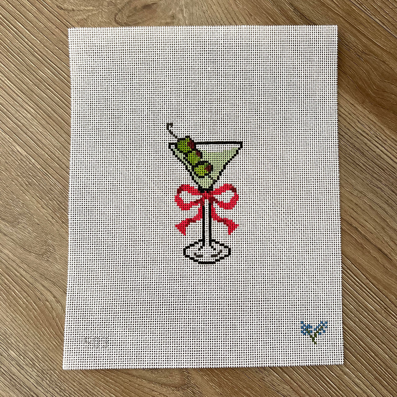 Cocktails - Dirty Martini with Red Bow