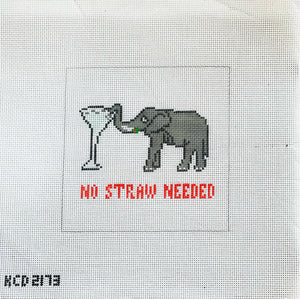 Square: No Straw Needed Canvas
