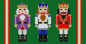 Clutch Insert - Nutcrackers Trio