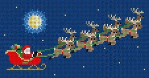 Clutch Insert - Santa's Night Ride
