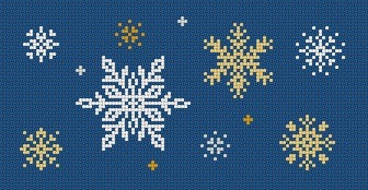 Clutch Insert - Snowflakes