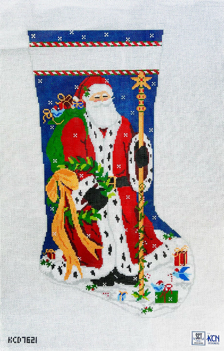 Stocking: Santa at the North Pole Stocking