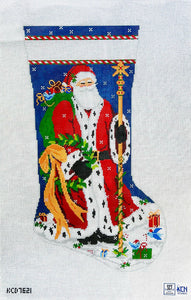 Stocking: Santa at the North Pole Stocking