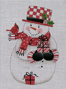 Snowman: Checked Hat