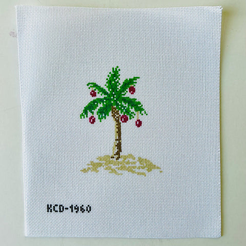 Round - Christmas Palm Tree