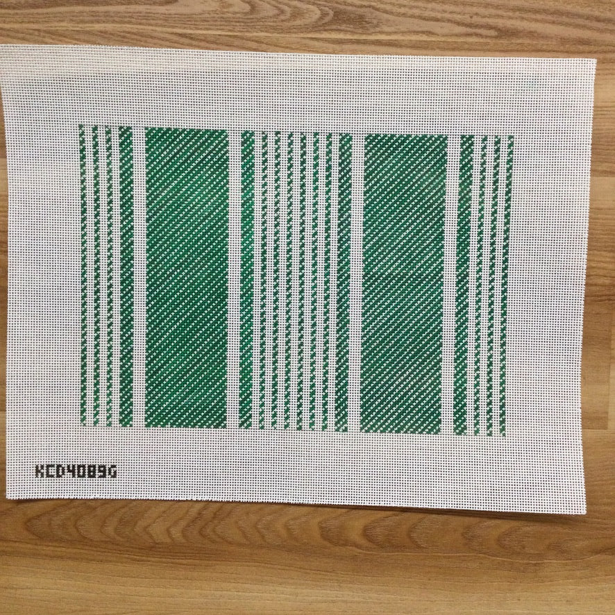 Pillow: Ticking Pillow Canvas - Green