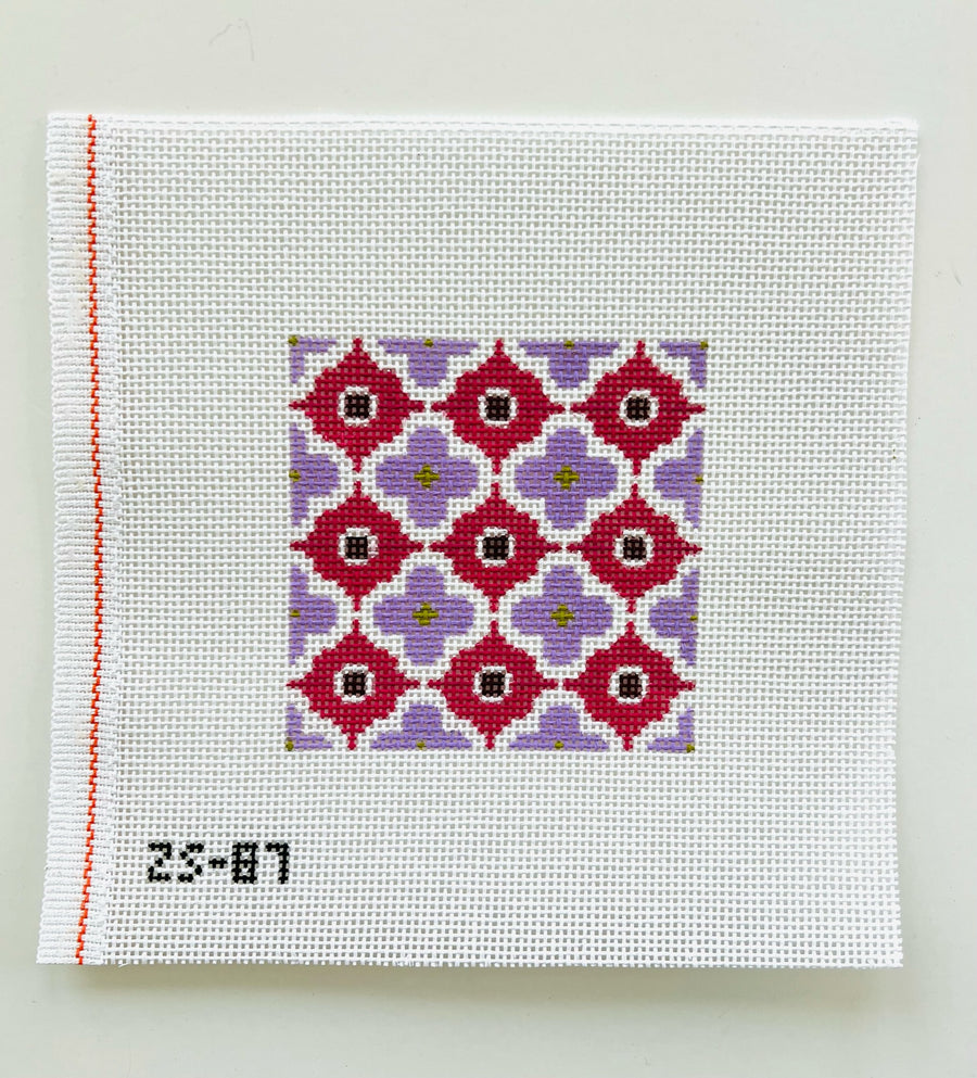 Square: Pink Moroccan Tile